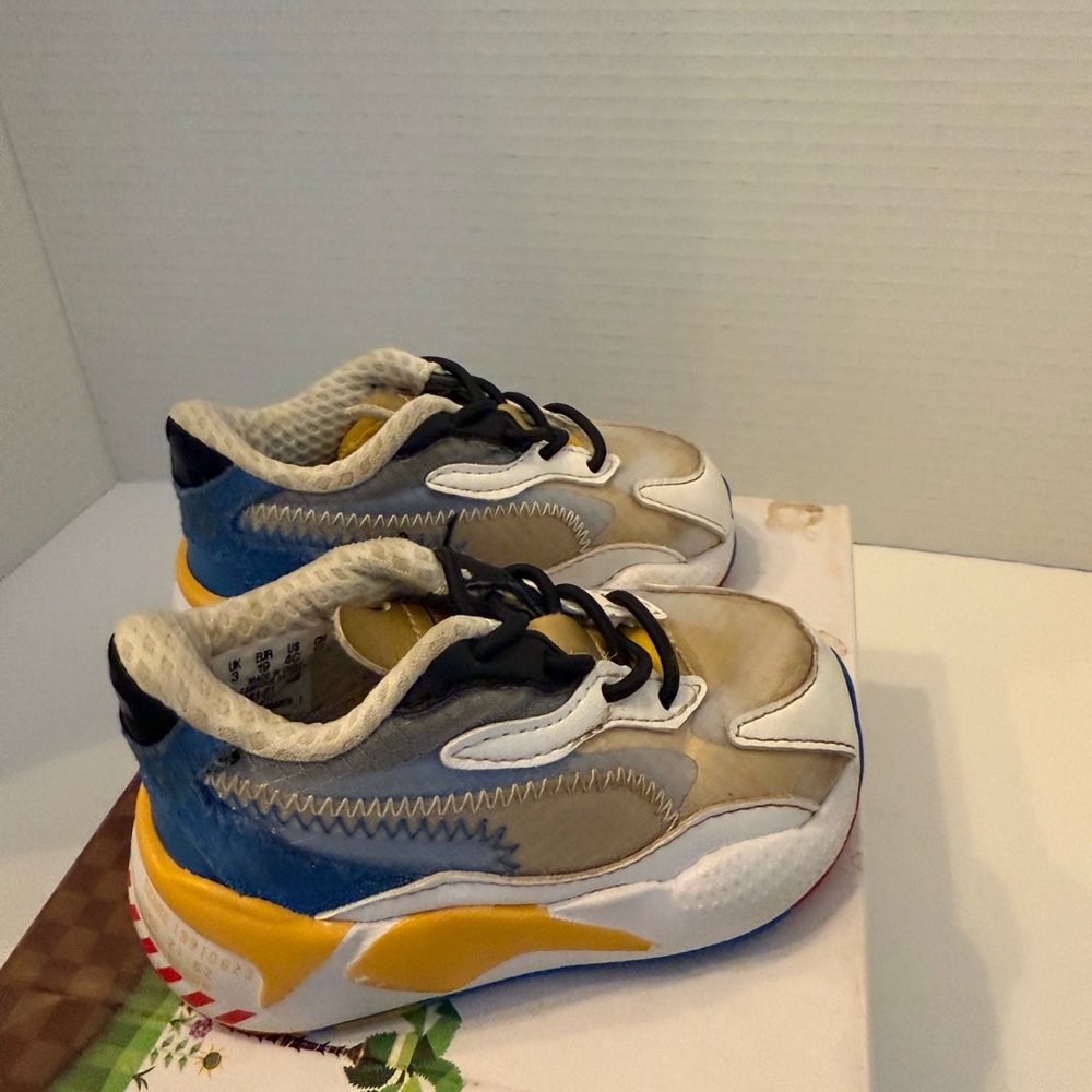 Puma White-Golden Rod RS-X Sonic color